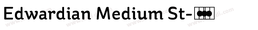 Edwardian Medium St字体转换